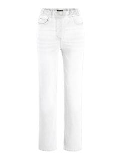 Jeans VERA met elastische tailleband en wijde pijpen thumbnail 6