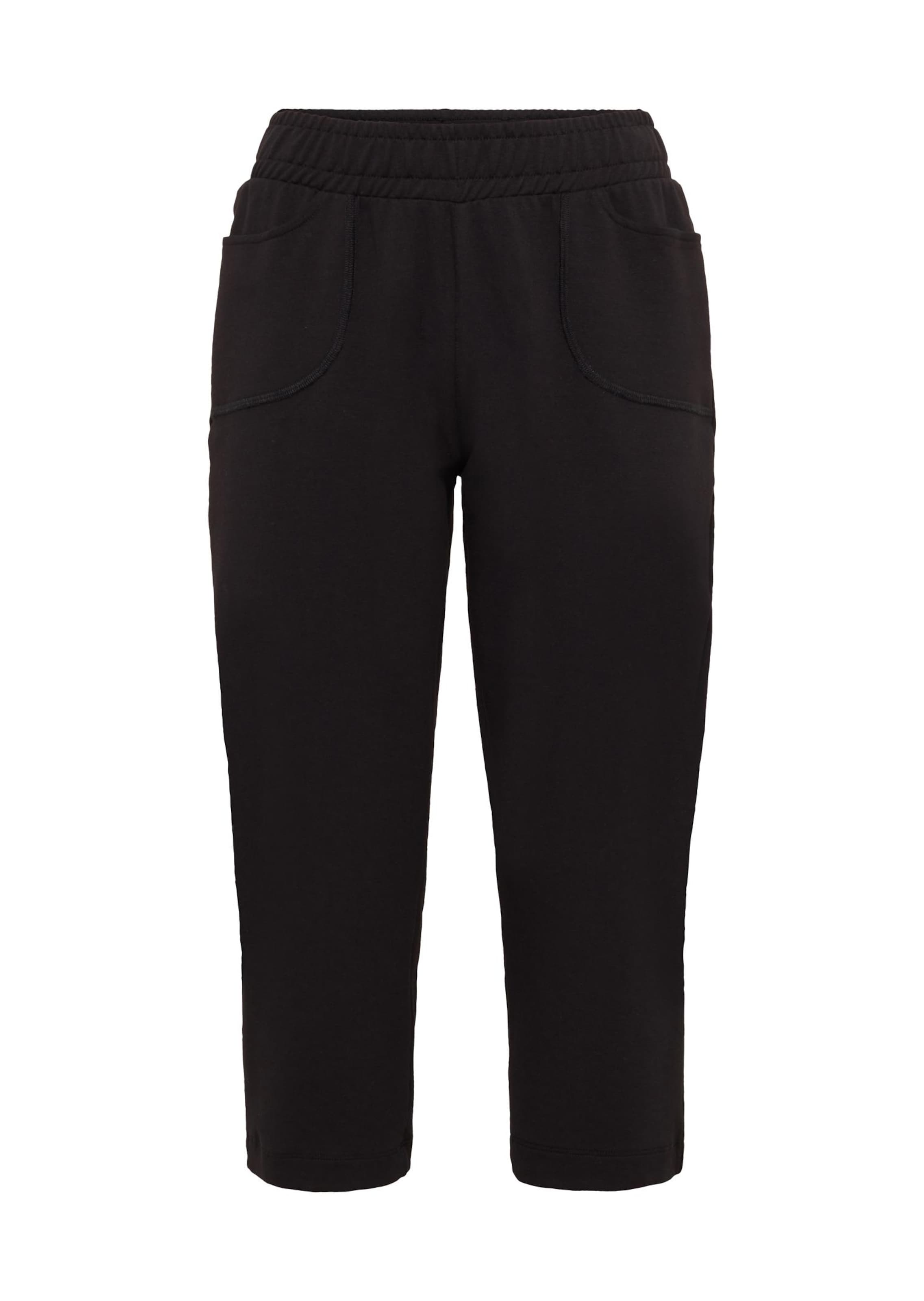 Bequeme 3/4-Freizeithose mit Schlupfbund und Taschen