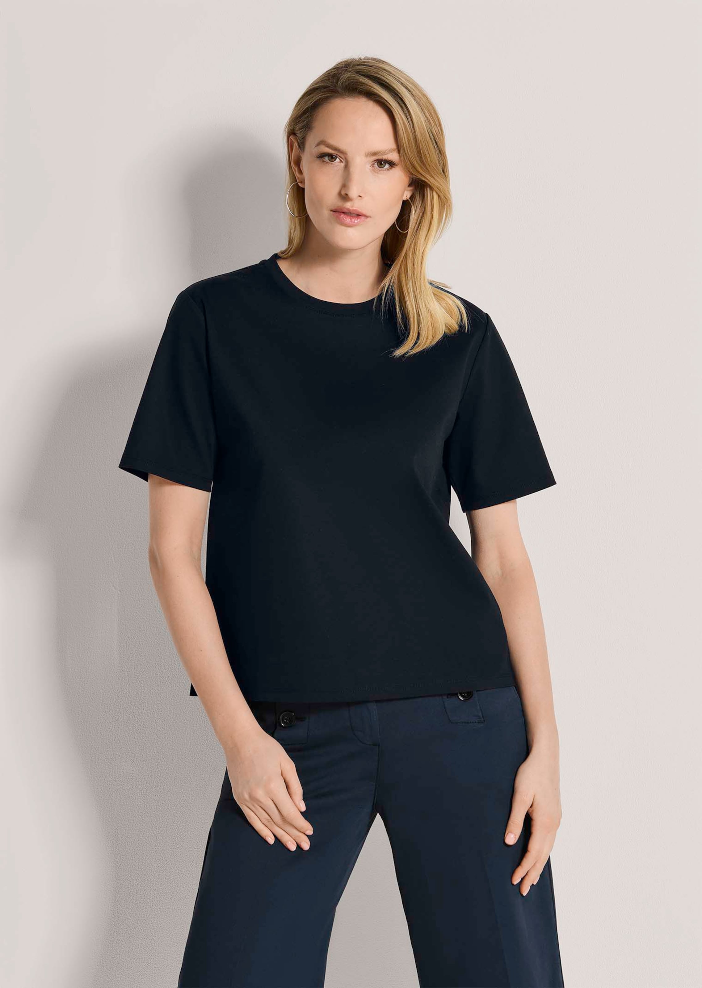 Baumwollshirt im Komfort-Fit