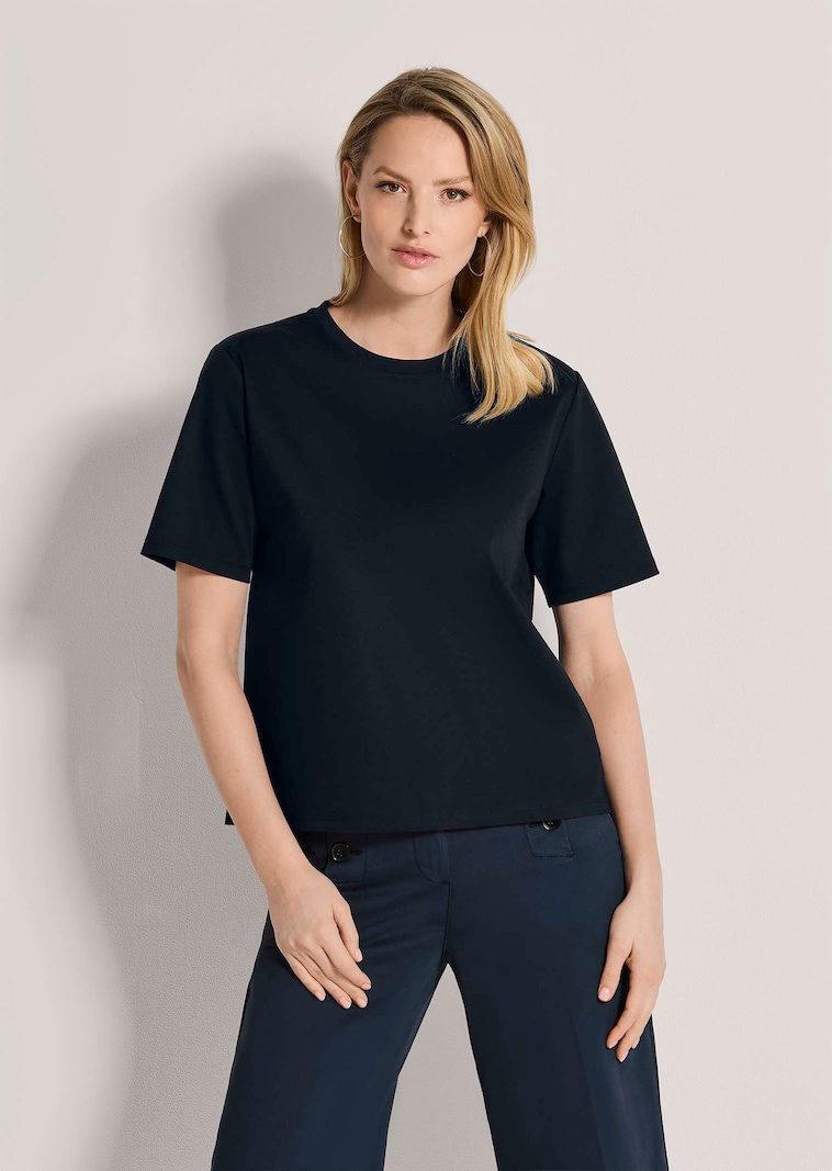 Baumwollshirt im Komfort-Fit