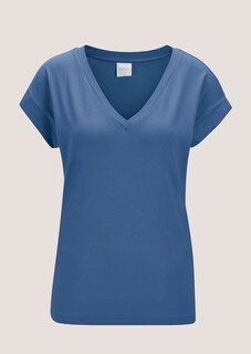 T-shirt décontracté à encolure en V thumbnail 6