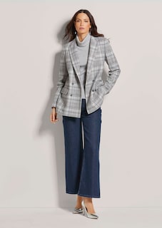Langer Karo-Blazer thumbnail 3