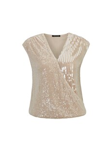 Elegantes Paillettenshirt in Wickeloptik thumbnail 5