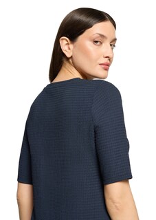 Basic shirt van gestructureerd stretchmateriaal thumbnail 5
