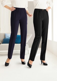 Twee broeken (CARLA) met elastische tailleband thumbnail 5