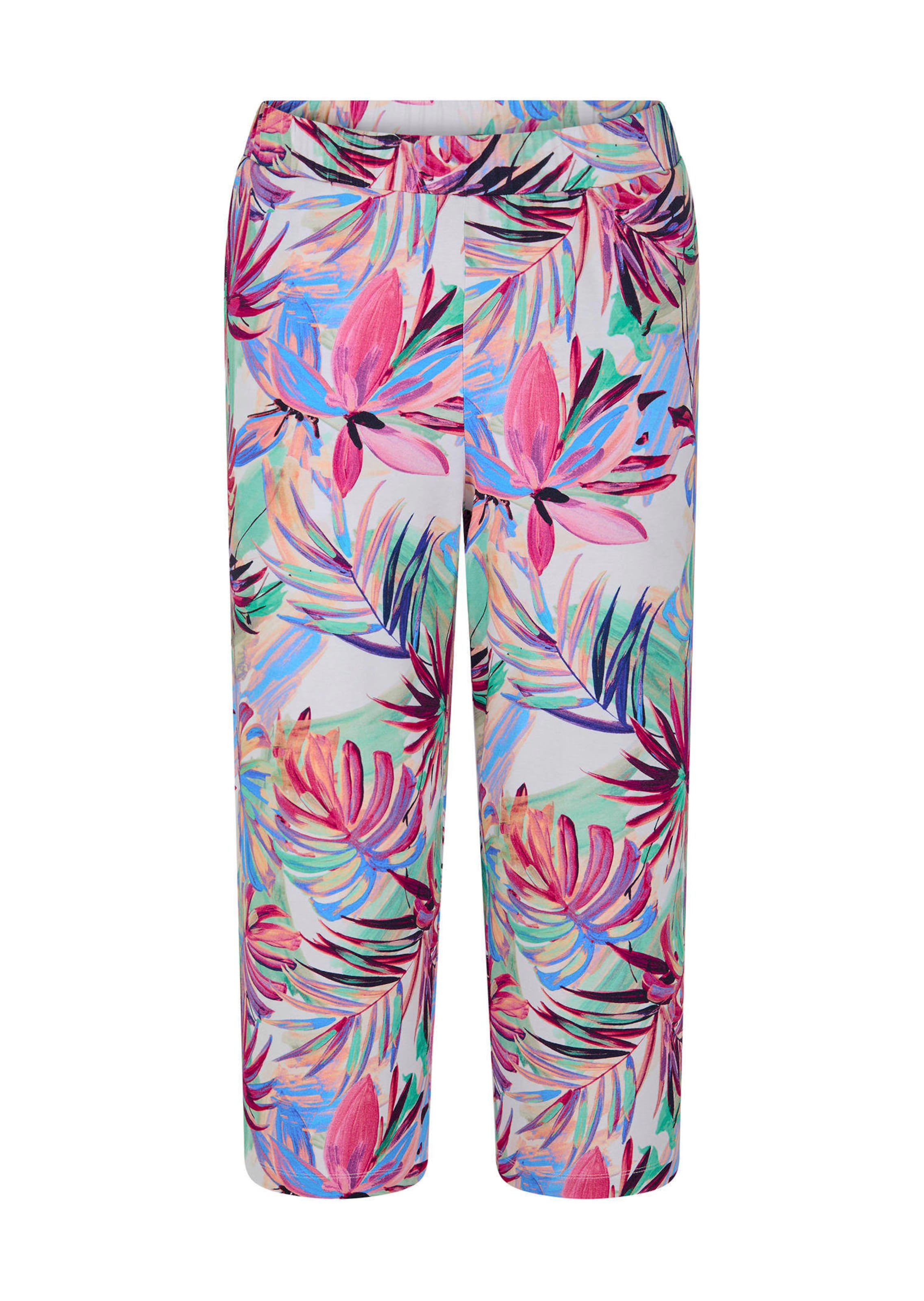 Jersey-Culotte VERA mit Palmenprint
