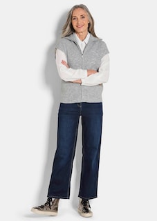 Gilet en tricot avec fermeture zippée thumbnail 2