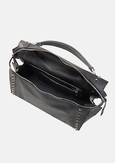 Sac en cuir avec rivets décoratifs thumbnail 3