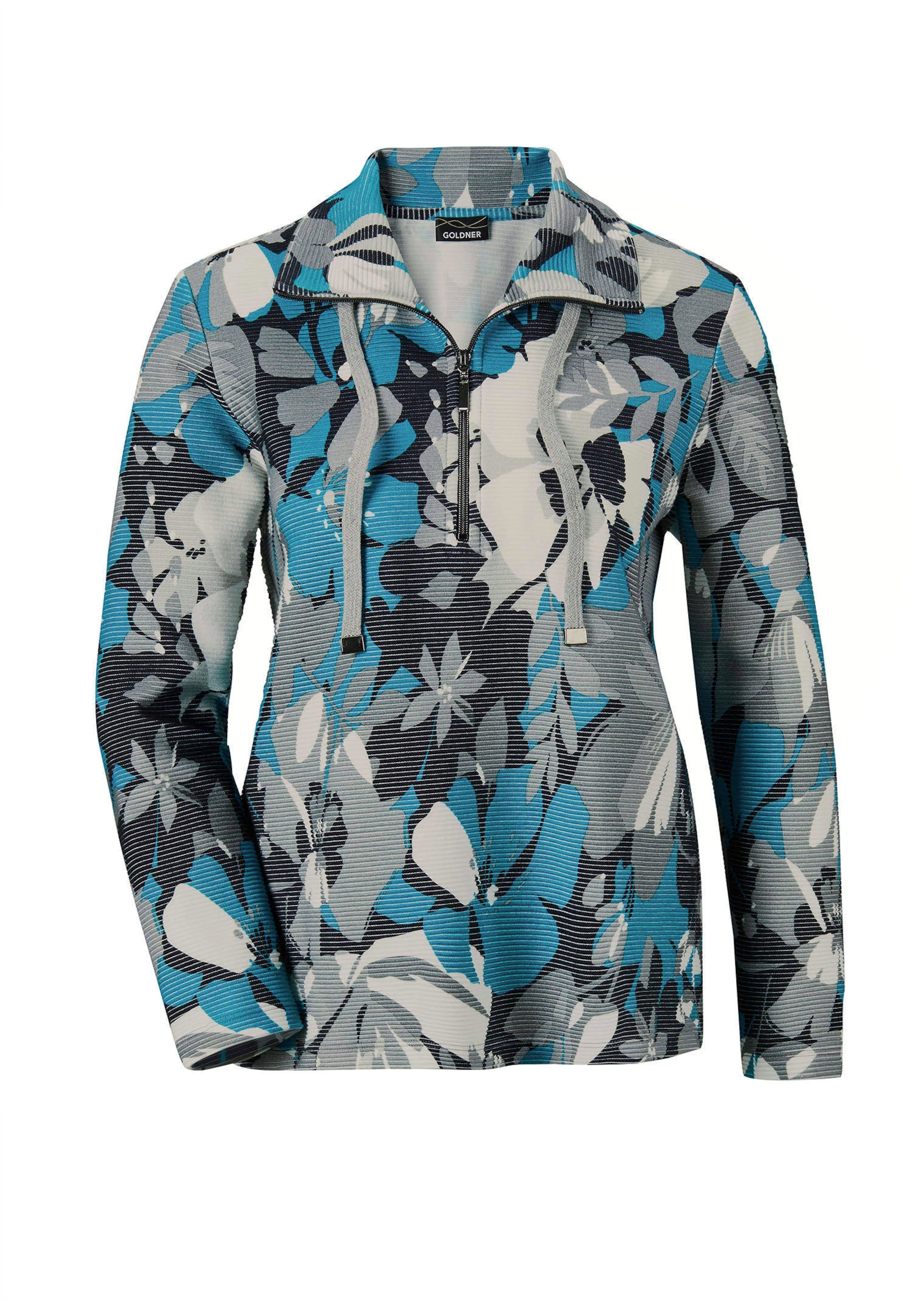 Sweatshirt mit Troyerkragen