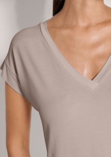 Legeres Shirt mit V-Ausschnitt thumbnail 6
