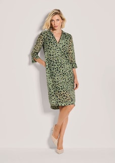 Sommerkleid mit Leomuster und 3/4-Arm thumbnail 3
