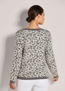 Pull en maille à motif léopard thumbnail 4