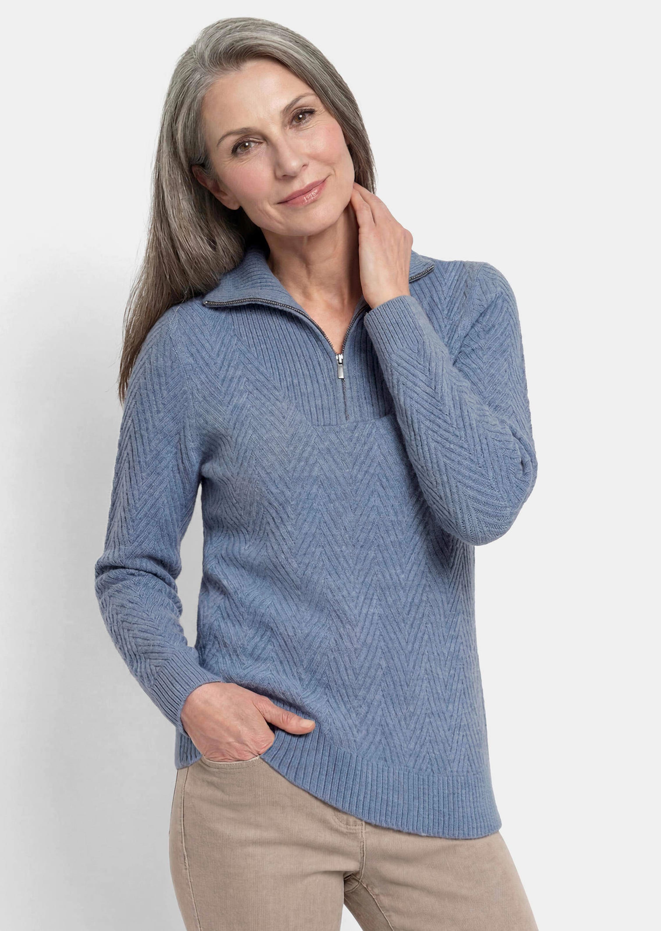 Pull en tricot col camionneur
