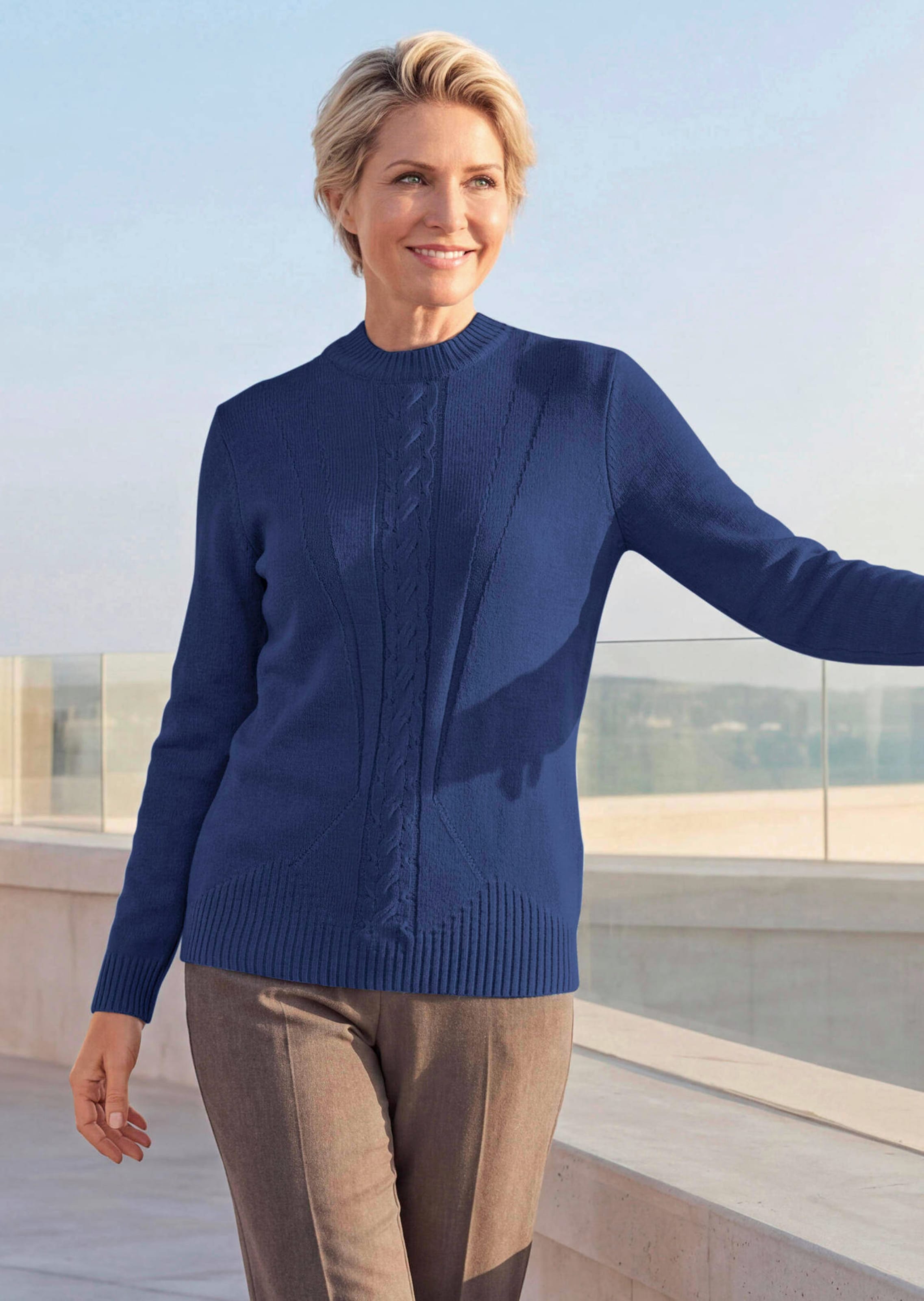 Pullover met opstaande kraag thumbnail 5