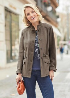 Blazer in weicher Velourslederoptik thumbnail 5