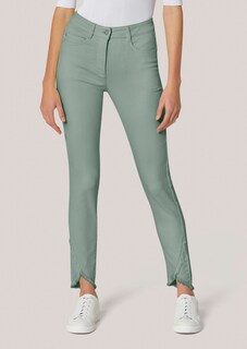Slim-fit jeans met rafelzoom thumbnail 2