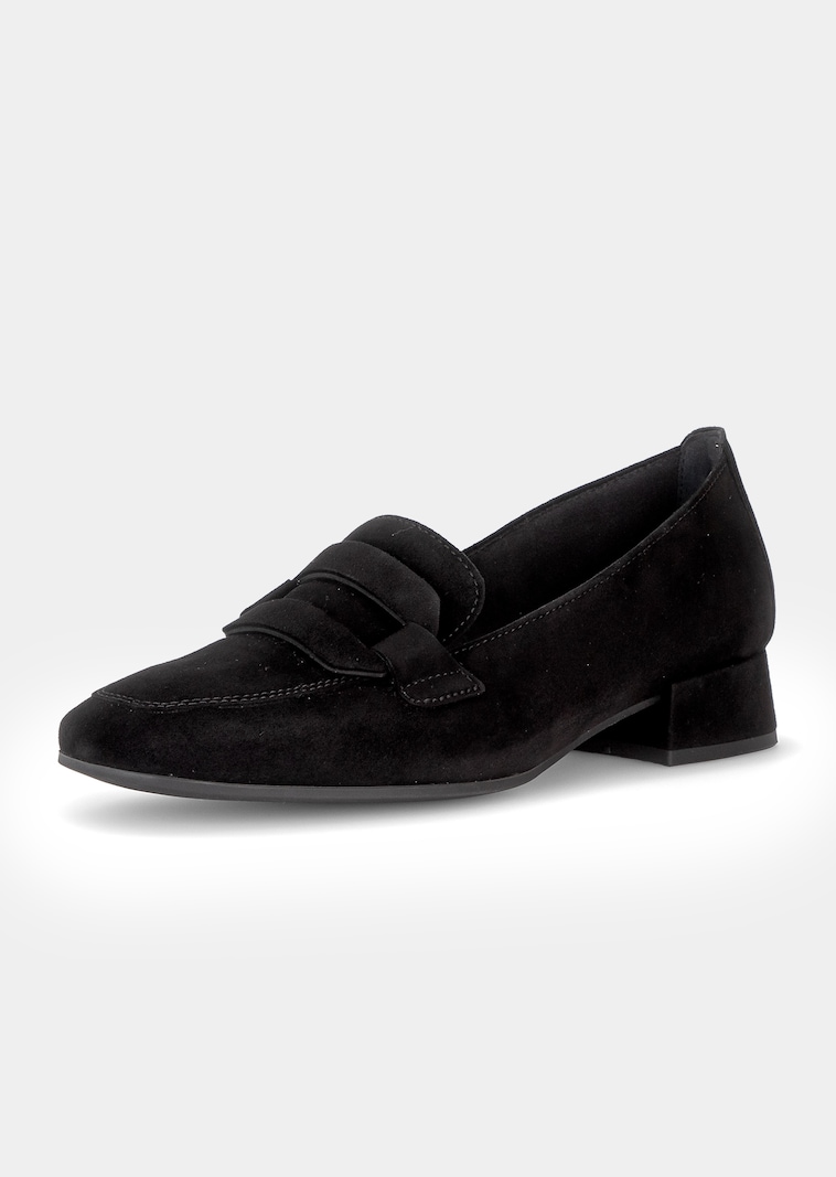 Slipper aus Leder mit Zierelement