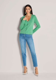 Feinstrick-Cardigan mit Modal thumbnail 2