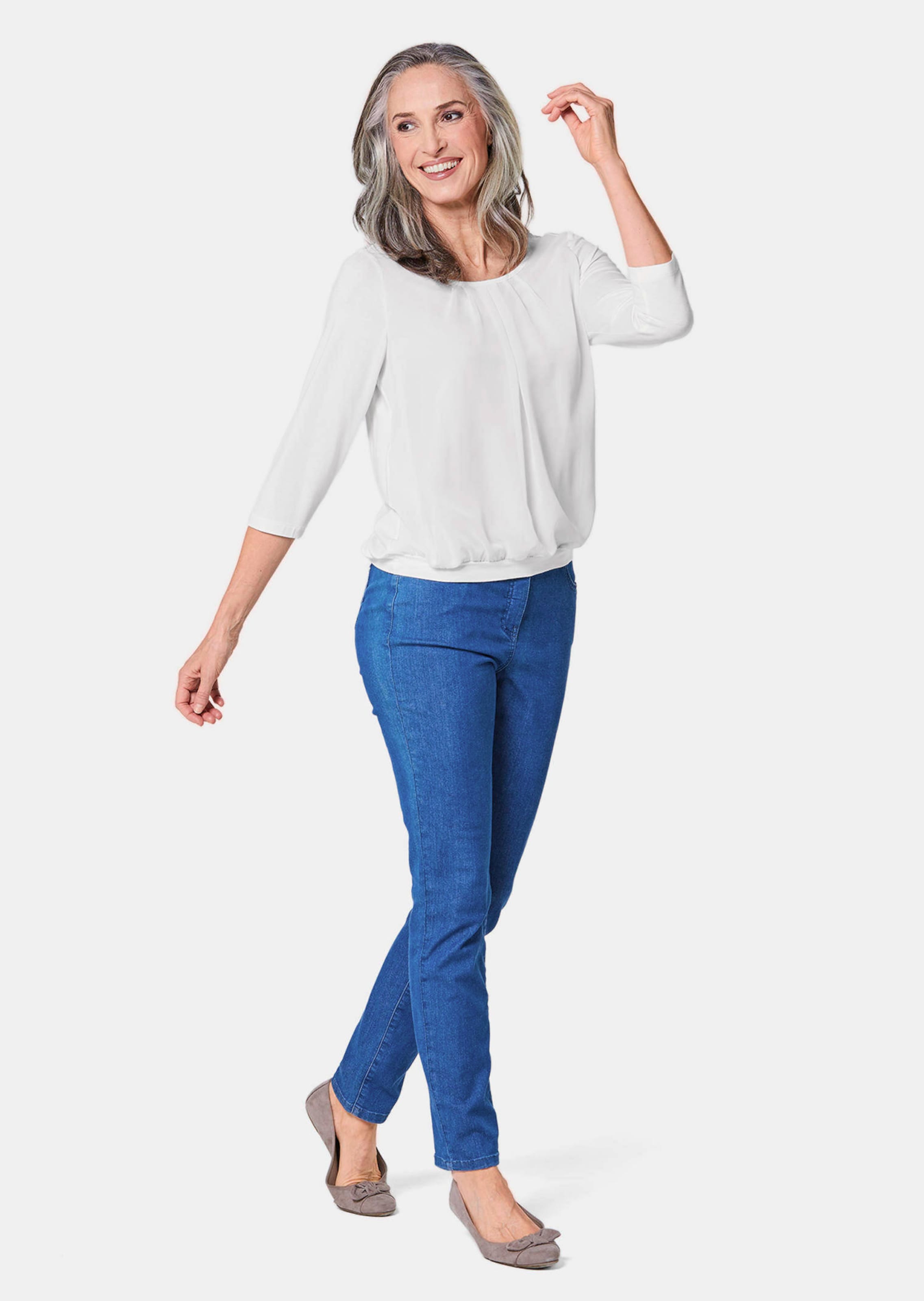 Verzorgd shirt in elegante blouselook thumbnail 2