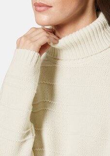 Rollkragen-Pullover mit dezenten Strickdetails thumbnail 6