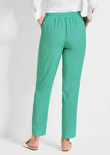 Gemusterte Schlupfhose SARA mit Minimalprint thumbnail 3