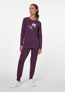 Sweatshirt mit Motivprint und Paillettenverzierung thumbnail 3