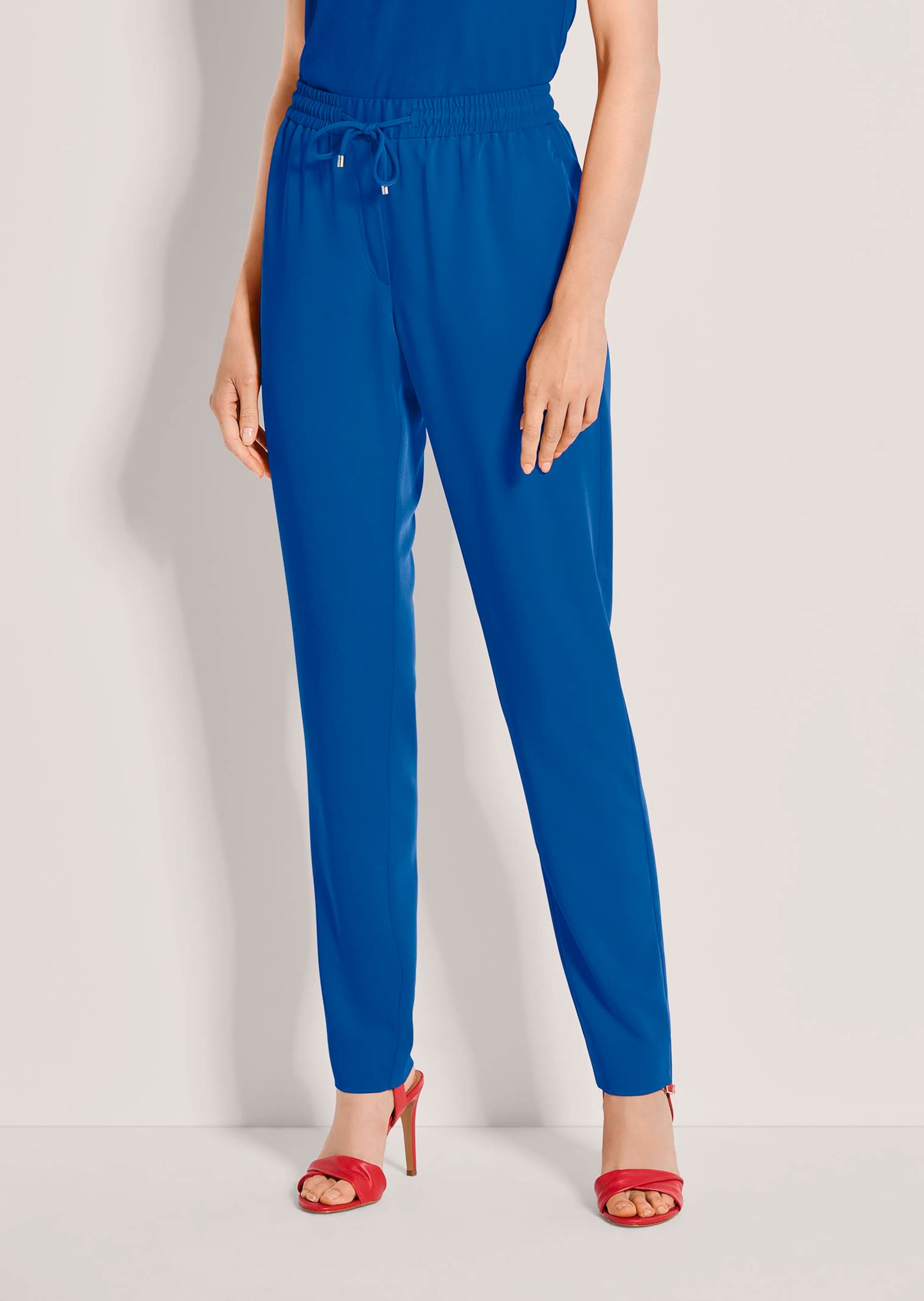 Joggpants met persvouwen