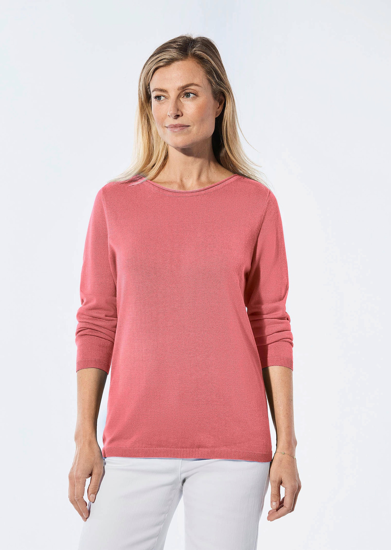 Tricot pullover van katoen en viscose
