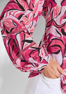 Blouse van viscose, met statementmouwen thumbnail 5