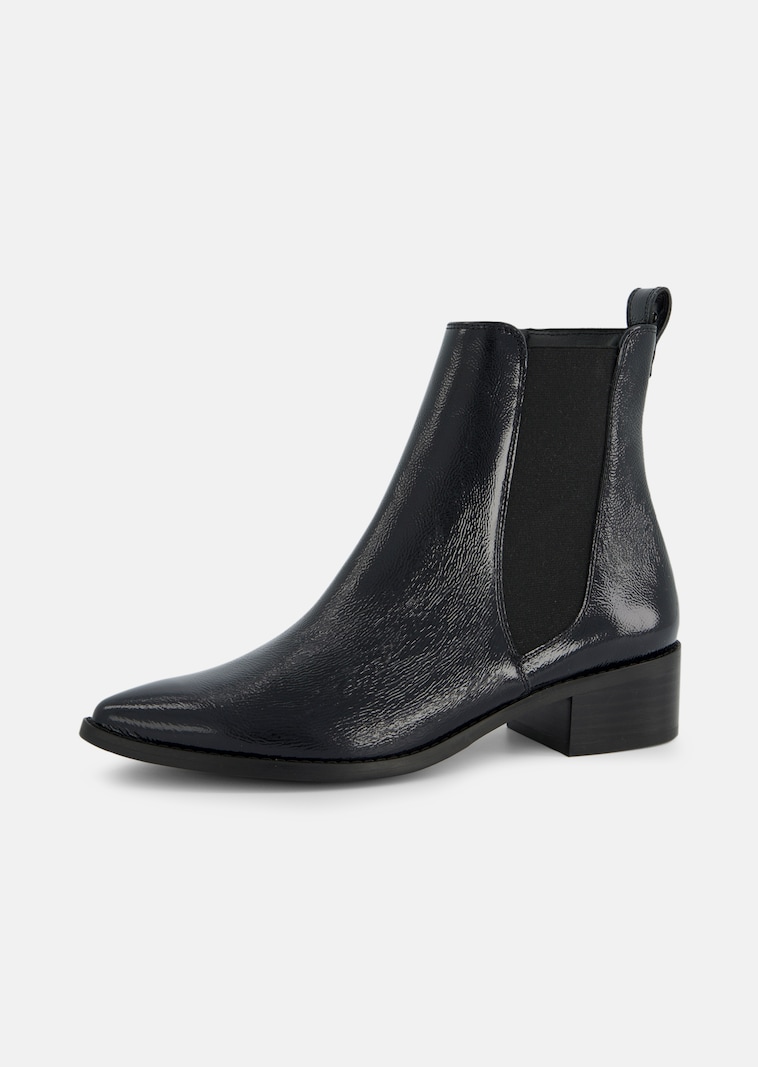 Chelsea-Stiefeletten mit spitzer Kappe