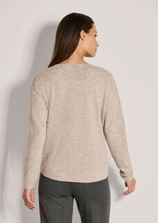 Rundhals-Pullover mit Jacquard-Muster thumbnail 4