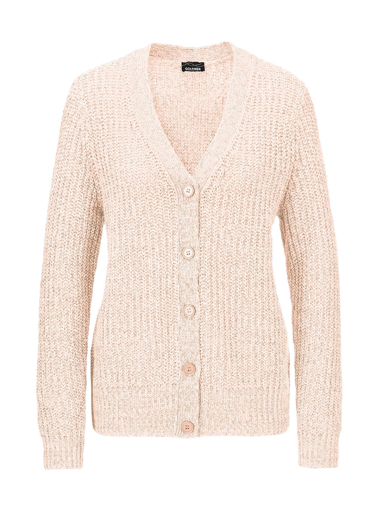Cardigan en maille ruban multicolore