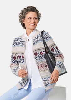 Schitterend tricot jasje met ajourpatroon thumbnail 3