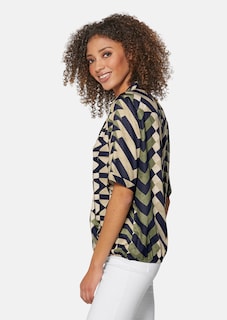 Wickelbluse mit Muster thumbnail 5