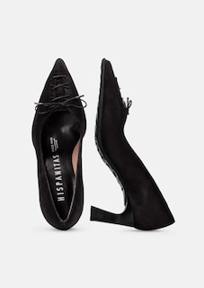 Pumps met bont en sierveters thumbnail 4