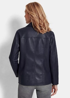 Wendejacke mit Leder- und Fell-Look thumbnail 3