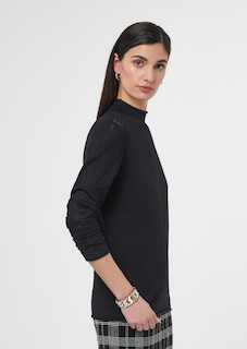 Feinstrick-Pullover mit feinem Lochmuster thumbnail 5