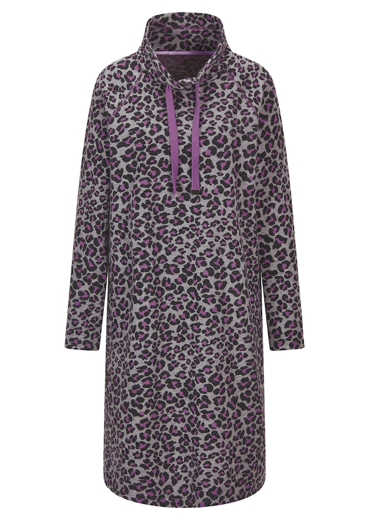 Sweatkleid im Animal Print