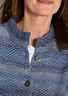 Strickjacke mit Multicolor Ringeloptik thumbnail 5