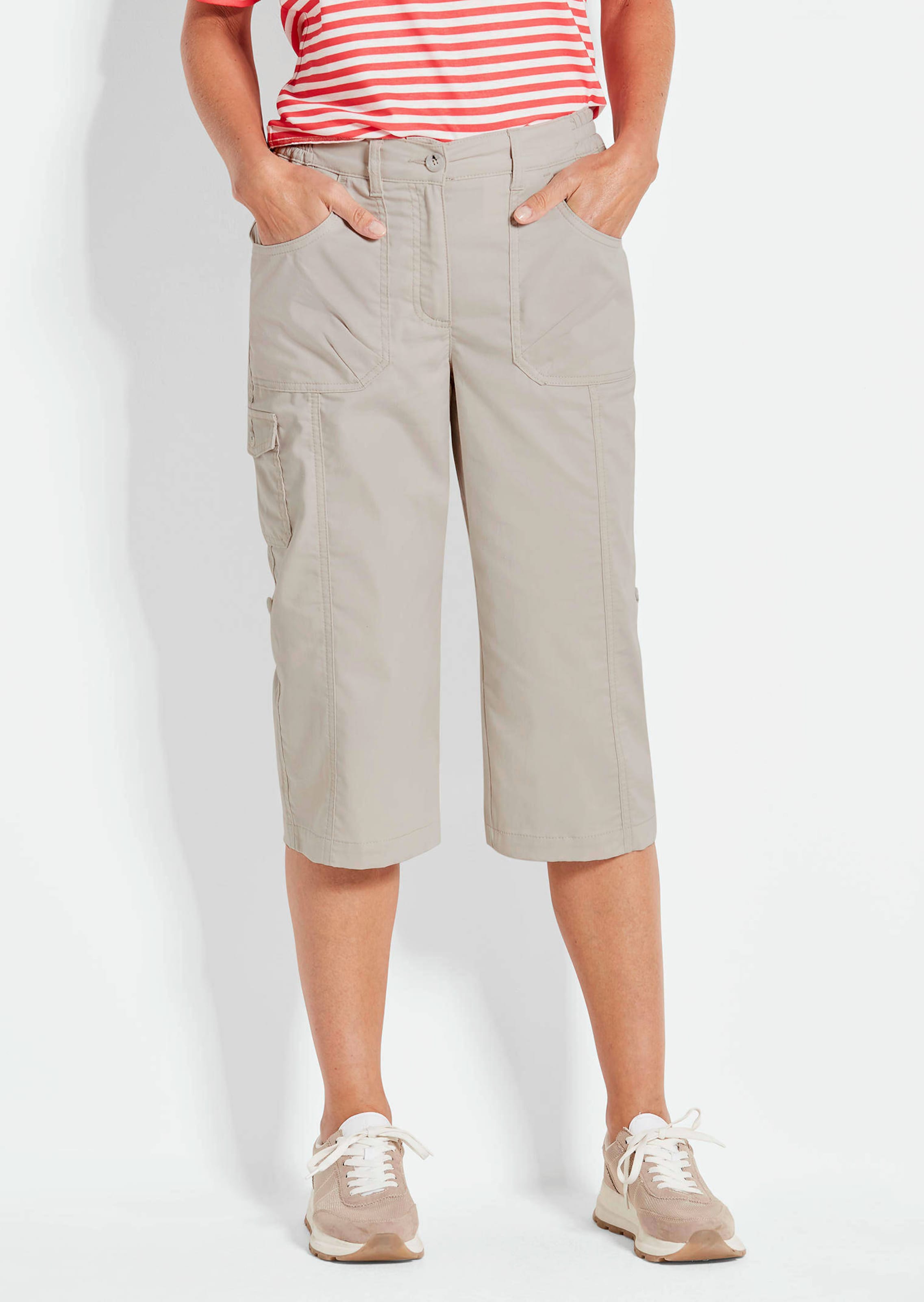 Caprihose CARLA im Cargo-Look