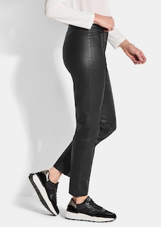Pantalon BELLA avec revêtement aspect cuir thumbnail 4