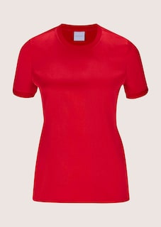 Zijden blouseshirt met geribde bies thumbnail 7