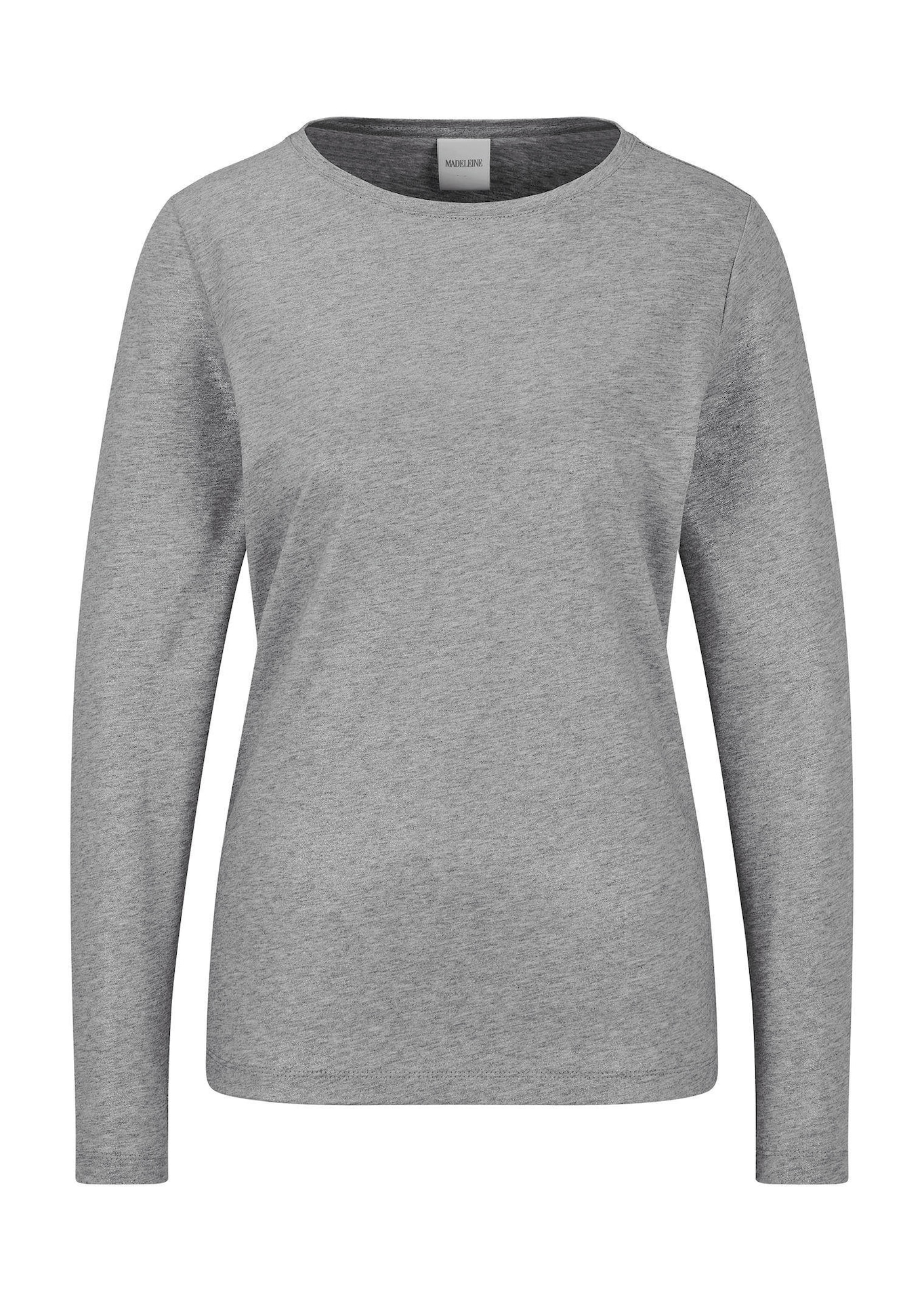 Shirt met lange mouwen, van zuiver katoen