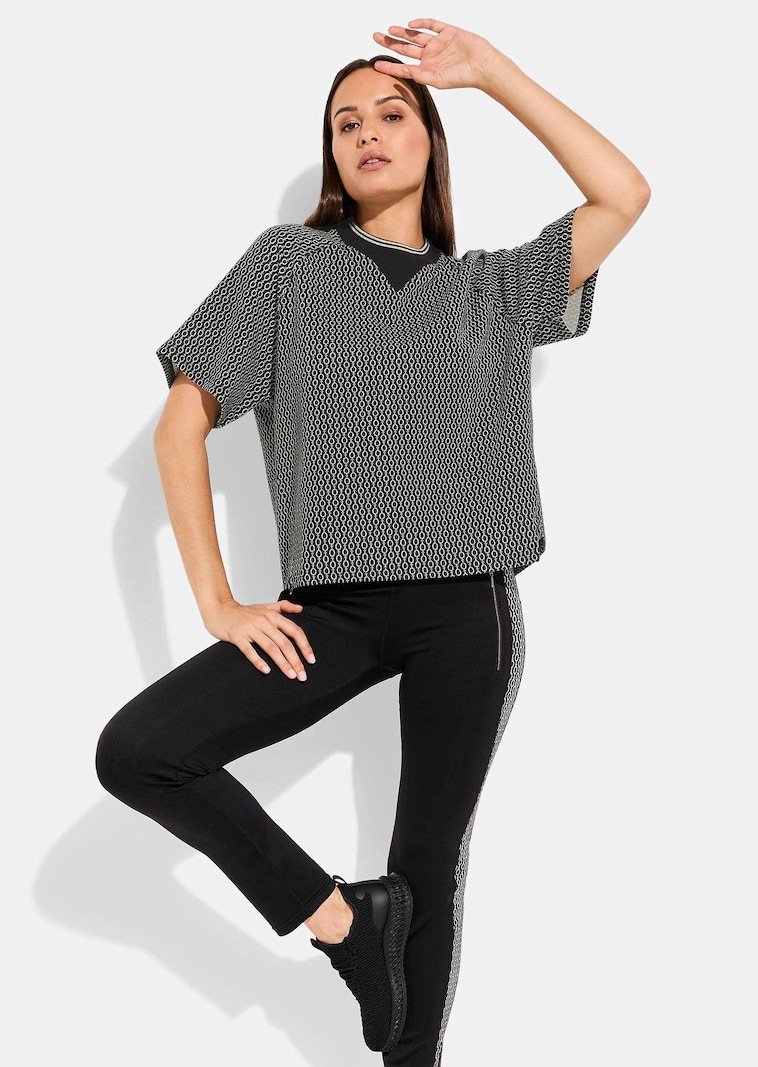 T-shirt à motif chaîne