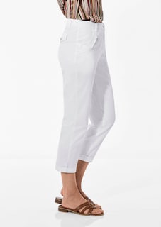 Pantalon chino LOUISA ultra-doux, en longueur cheville thumbnail 5