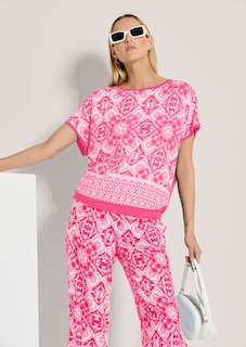 Lässiges Sommershirt im Material-Mix thumbnail 5