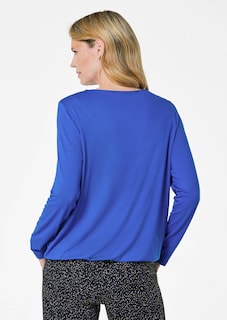 T-shirt manches longues avec col bénitier thumbnail 3