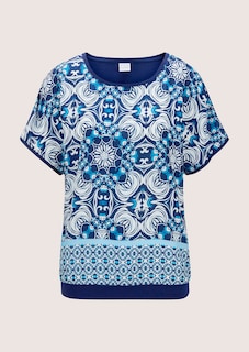 Lässiges Sommershirt im Material-Mix thumbnail 7