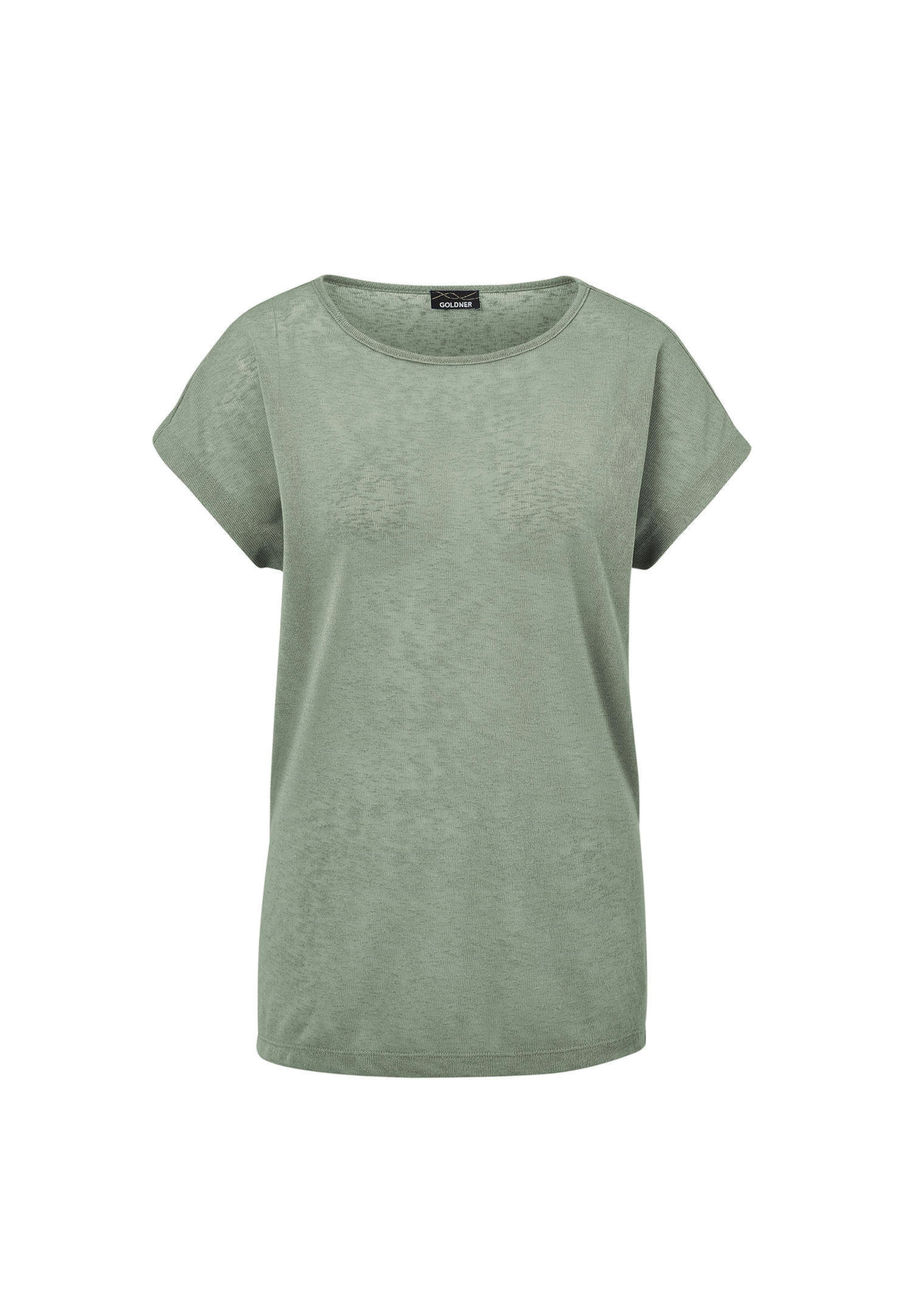 Shirt in Leinenoptik