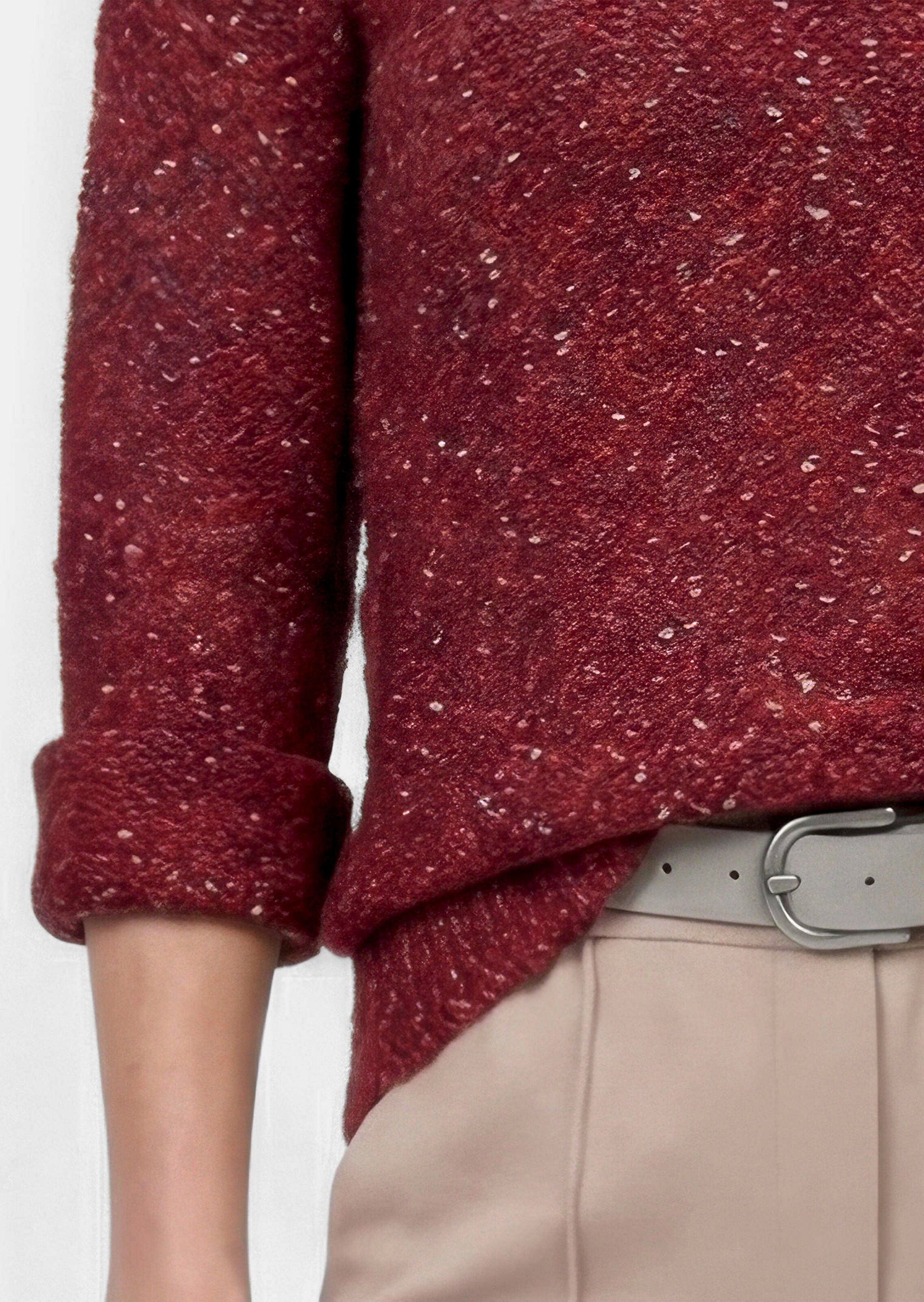 Tricot pullover in bouclé-look thumbnail 5